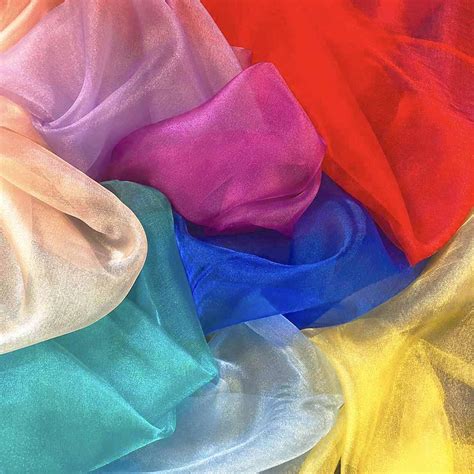 types of organza fabric.